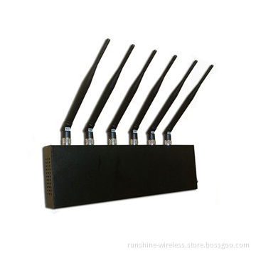 6 band indoor, 4G, LTE, WiMAX, 3G cellphone signal jammer